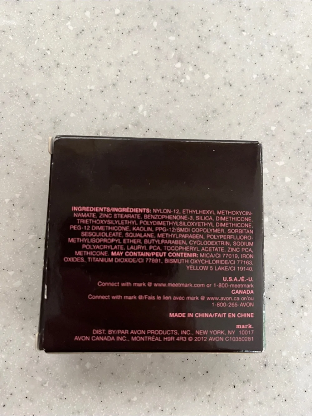 Avon mark Powder Buff Natural Skin Foundation Very Light 1 NIB Pressed Powder